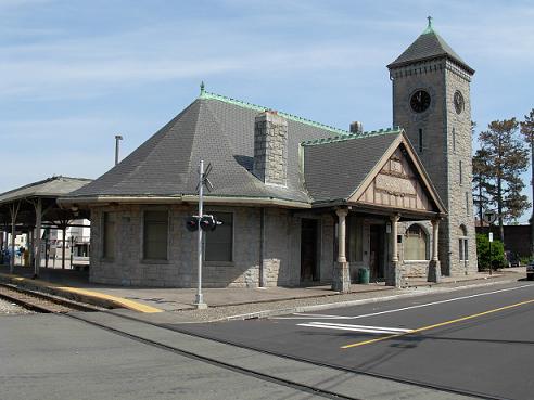 A picture of Stoughton's Train Station at Stoughton, MA Restaurant and Other Business Review Site